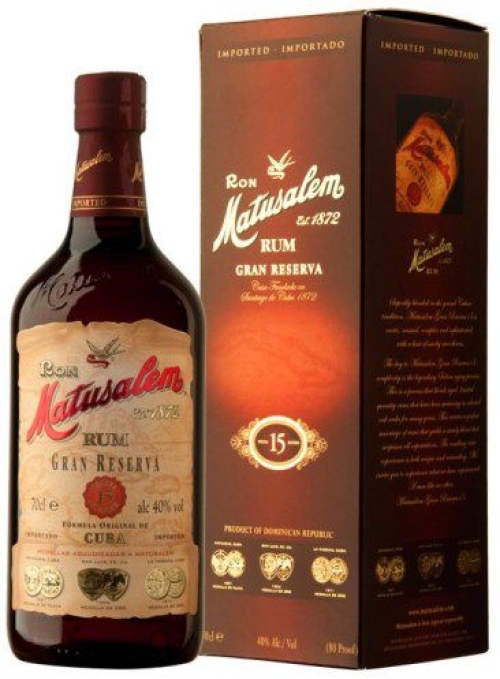 RON MATUSALEM 15 AÑOS 0.70 L.